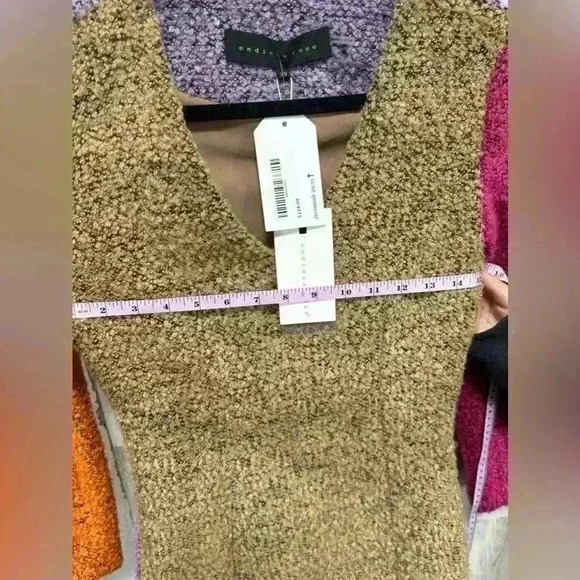 Tweed Color Block Mini Dress NWT - Picture 5 of 6